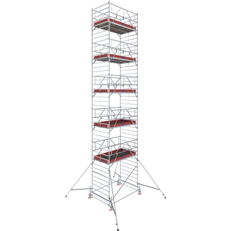 Rusztowanie jezdne aluminiowe Krause Stabilo 500 (1,50x2,50 m) – wys. rob. 12,5 m